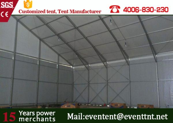 Folding Outdoor Warehouse Tent for  workshop With Polyester Coated Waterproof PVC Fabric