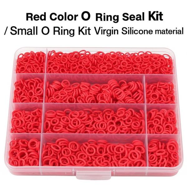 15 Sizes Waterproof Wear-resistant Silicone O Ring Kit for Mechanical Sealing