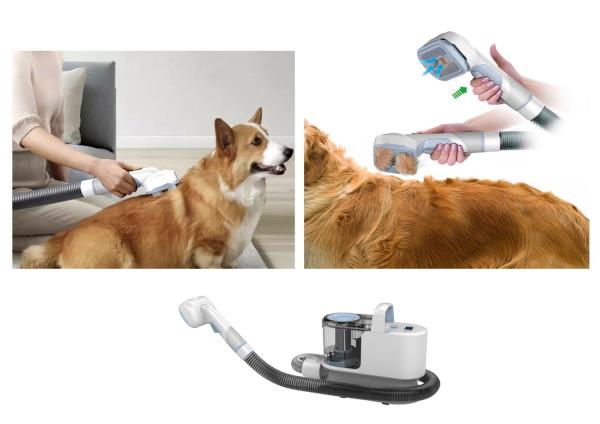 Embalagem de despilação de animais de estimação escova para limpeza de gatos e cães clippers lâminas Saco de poeira incluído