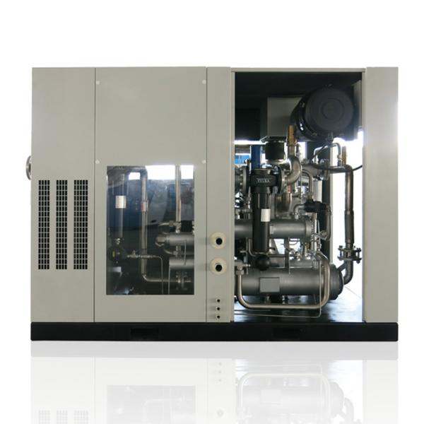 Compressor de ar sem óleo silencioso 55kw químico 355kw IP54 Compressor de parafuso rotativo