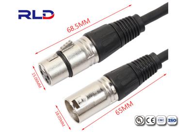 XLR Male Waterproof Electrical Wire Connector Plug Ip65 3 Pin