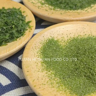 Thin Sheets Dried Sea Lettuce Customized green laver Seaweed seasoning agent For Rice Ball