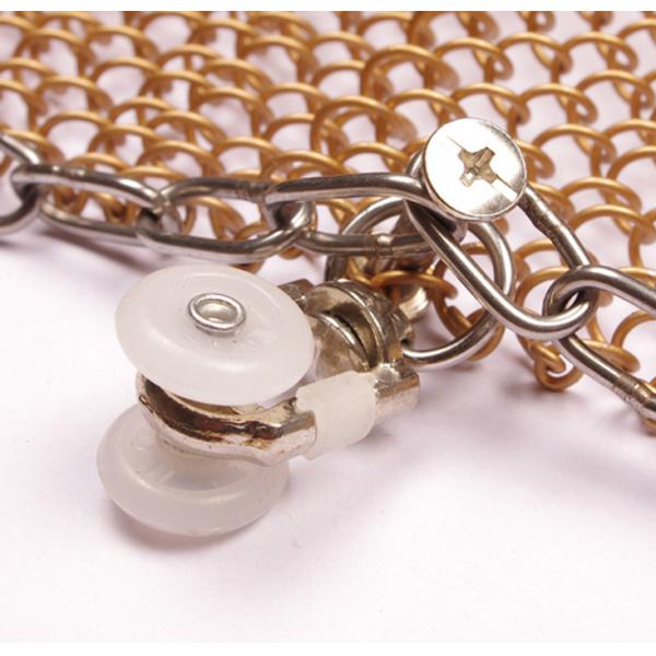 Сетка металла балкона современного дизайна архитектурноакустическая с цветом золота