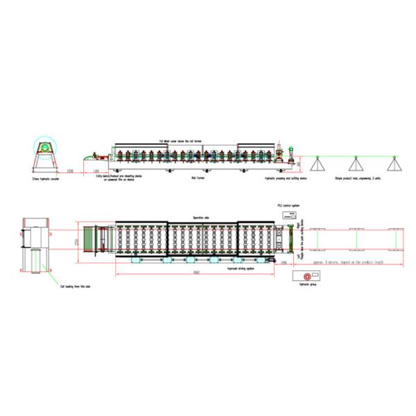Metal Roof Glazed Tile Roll Forming Machine , Roof Tile Manufacturing Machine