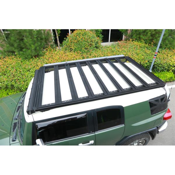 Universal Black Aluminum Alloy Solar Roof Carport for TOYOTA FJ CRUISER Sturdy Design