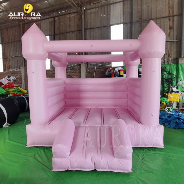 Jumping Bouncy House Kids Pink Inflatable Bounce House 10x10 para aluguer de festa de casamento