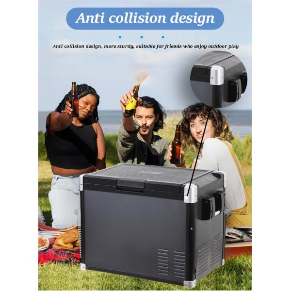 CE RoHS FCA сертифицированный холодильник большой емкости черного механического дизайна для наружного использования