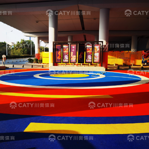 EPDM Rubber Playground Surface SBR Rubber Granules For Playground Safety Flooring Playground Rubber Floor 