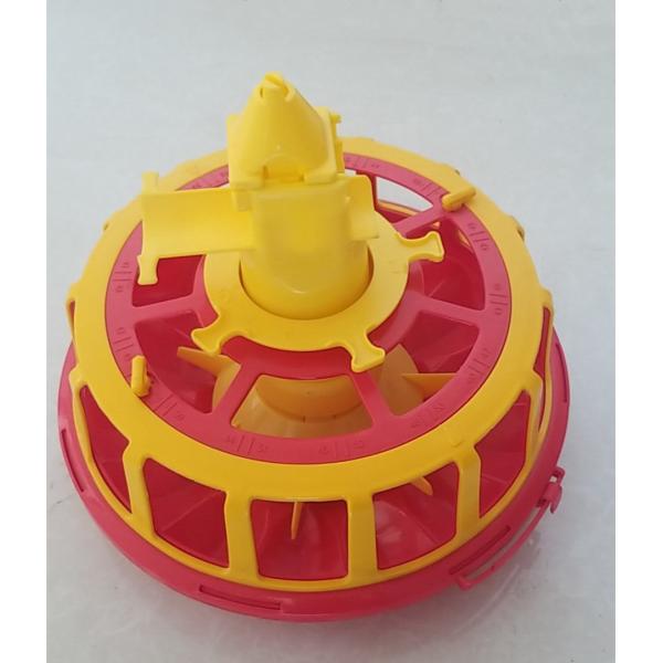Plastic Feed Pan 115L Chicken Breeding Equipment