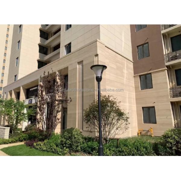 Modern Design Stone Form Natural Stone Beige Travertine for Hotels Decoration Project
