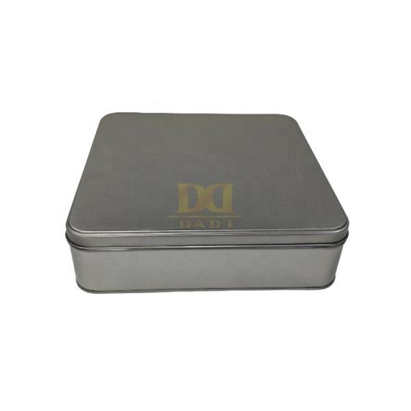 DADI Printed Storage Tins Square Tinplate Empty Cameo Printing Square Candy Tin Box
