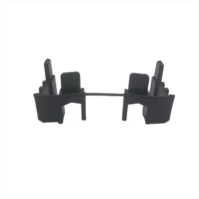 OEM Black Plastic Sliding Barn Door Hardware Kit Mosquito Proof For Bathroom