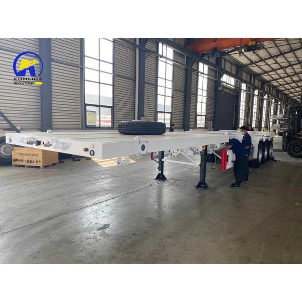 3 Axles 48 FT Flatbed Skeleton Semi-Trailer Container Semi-Trailer Customized Request