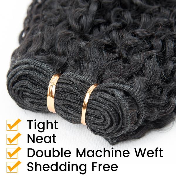 Jerry Curly Virgin Human Hair Bundles 3 bundles Deal Brazilian Hair Weaves Natural Color Free Shipping