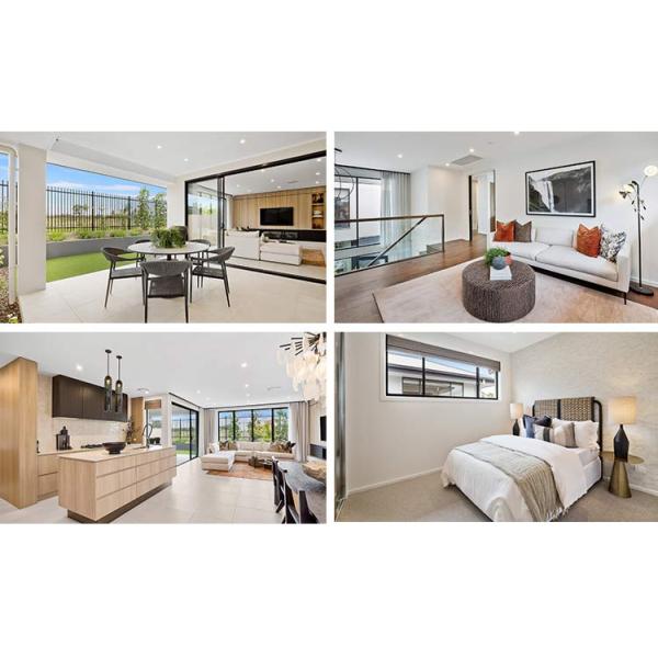 Quadro de aço leve Casa pré-fabricada Vila Quente Montar Casa pré-fabricada Kit Modular