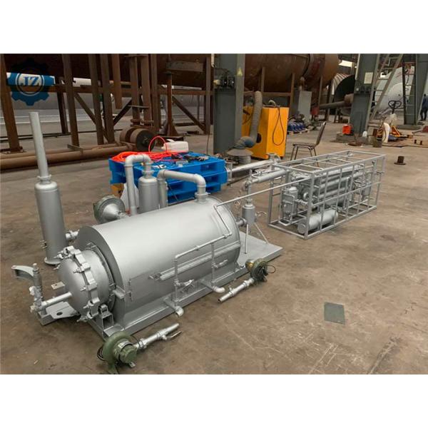 100kg 500kg Mini Waste Tyre Plastic To Fuel Oil Pyrolysis Plant For Lab Testing Demo