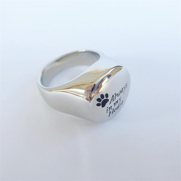 Gift Occasion Always In My Heart Cremation Jewelry Ash Urn Ring Sample Making Service