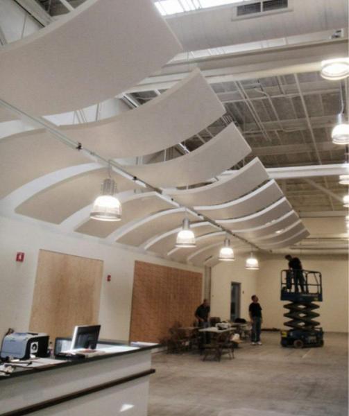 Non-combustible Ceiing Tile Metal Baffle Microperforated Acoustic Panel Soundproof Board