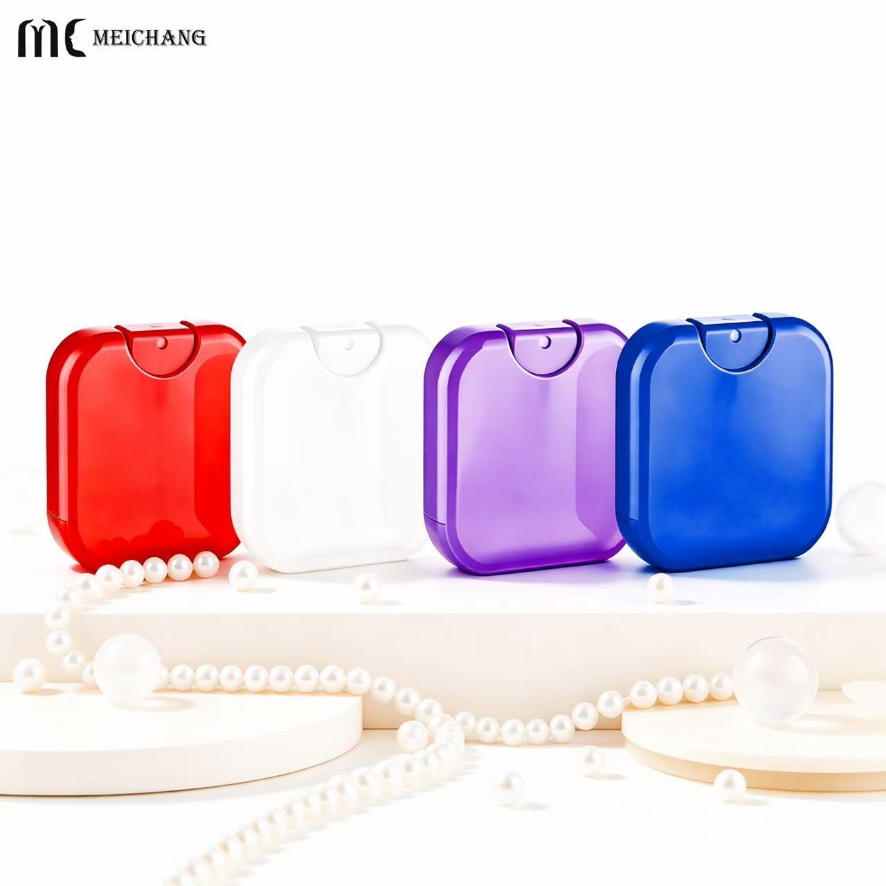 25ml Square Pocket Mouth Freshener Spray Bottle (MC-453)