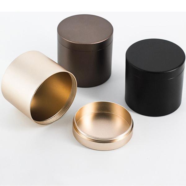 Screw Top Colorful Food Grade Tin Can Packaging Coffee Aluminium Box