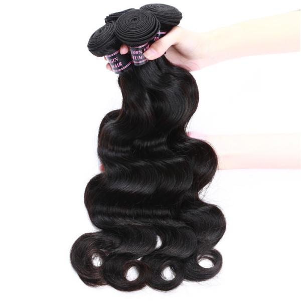 cheap virgin Brazilian Malaysian Indian remy machine double weft hair