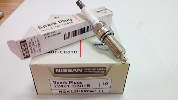 Auto Engine Spark Plugs For Land  NISSAN OEM  22401-CK81B