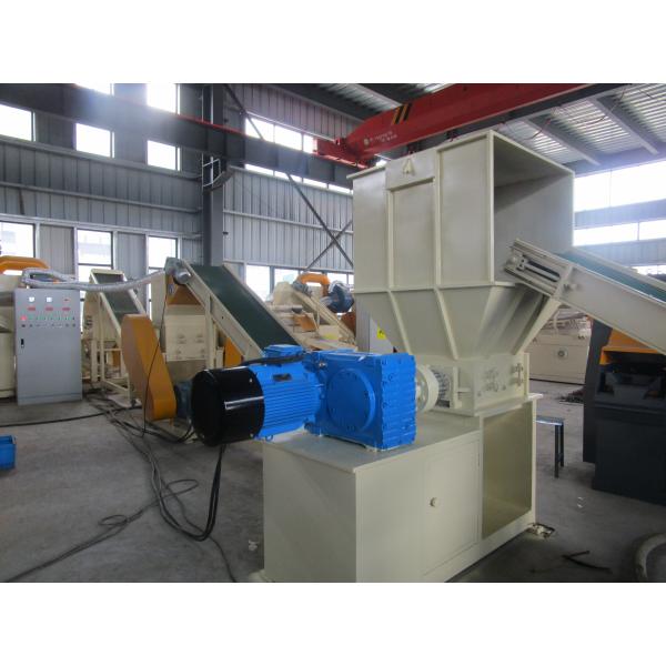 Electrical PLC Control Dual Shaft Shredder Recycling Shredder Machine