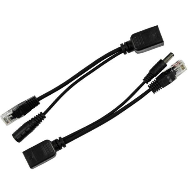 Passive Power Over Ethernet Adapter for IP Camera Supports 24V Black/White Optional