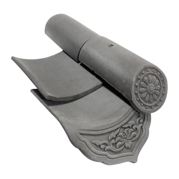 6% Absorción de agua Tejas de techo de arcilla asiática sin glaseado Impermeabilización asequible