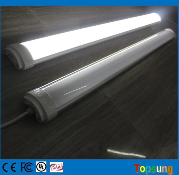 Ip65 5f 60w Liga de alumínio com cobertura de PC resistente à água tri-proof luz linear LED para escritório