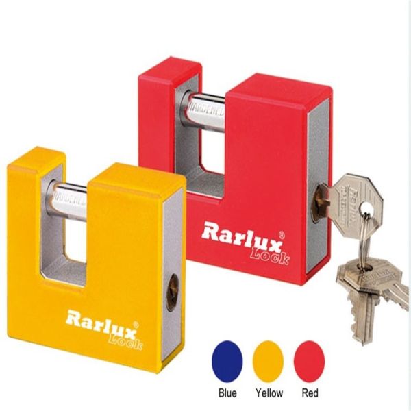 70/80/90mm Iron Padlock Plastic Cover Rectangular Lock Master Lock