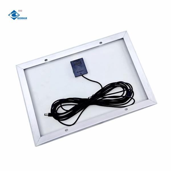 painel solar cristalino poli do tigre portátil de vidro transparente do jinko do sistema ZW-10W-9V das energias solares do painel solar 9V 10W