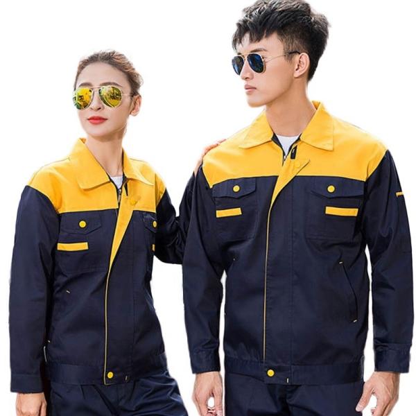 Workshop Clothing Uniforms Mechanic Service Workwear with 65% Polyester /35% Cotton