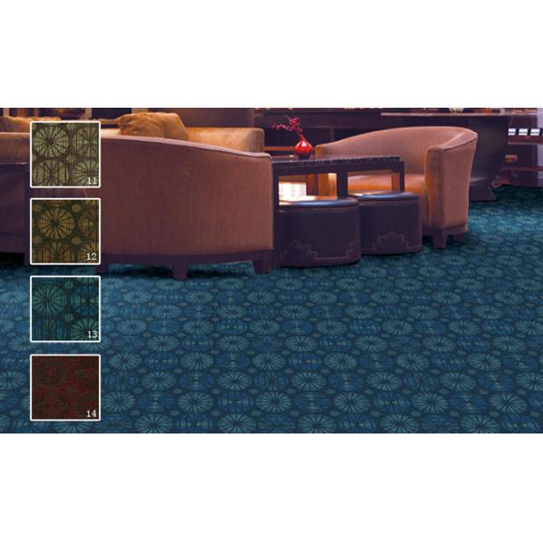 Плотный ковер 100% Бербер нейлона пола столовой с кучей петли сини