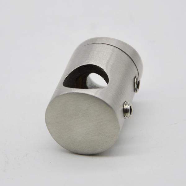 Left side Post Connector to tube for railling, Satin or Mirror finishing, SS304
