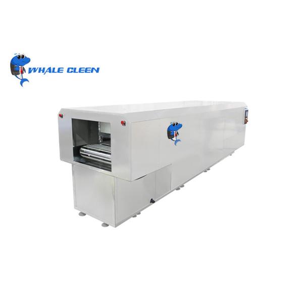 SUS304/SUS316 2400W Industrial Ultrasonic Cleaning Machine 175L Through Type with Metal Belt