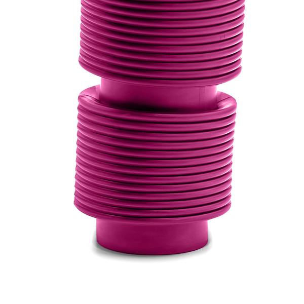 Molded Round Neoprene Bellow Purple Rubber Flexible Bellows