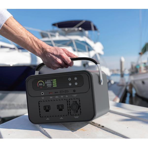 Наружная портативная солнечная панель электростанция аварийное питание 600 Вт водонепроницаемая