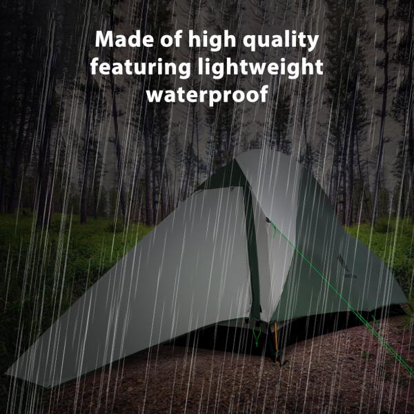 1 Person L205cm Ultralight 1.8kg Pop Up Camping Tent