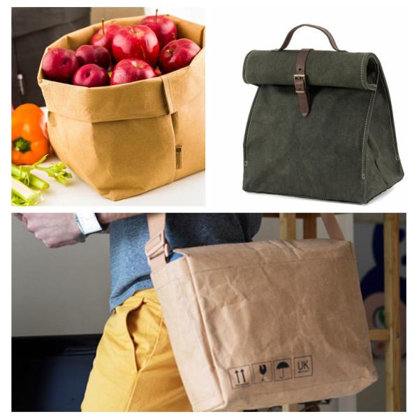 Papel de Kraft blanco lavado mano reutilizable