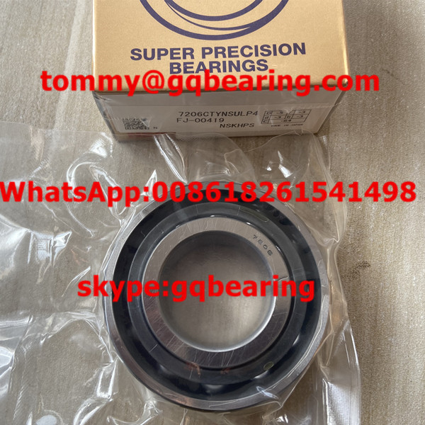 7206CTYNSULP4 Angular Contact Bearing P6 Spindle Ball Bearing