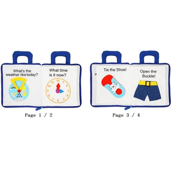 preschool мягкие книги ткани, см 20,5 Montessori записывают для младенцев