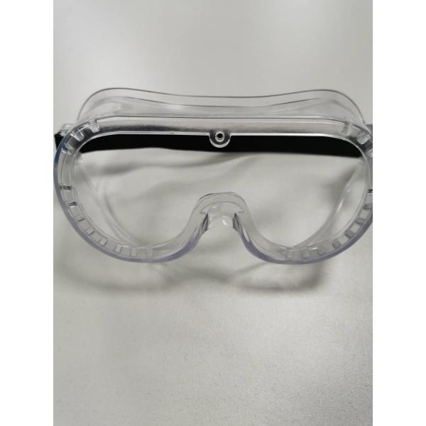 Splash Proof Safety Goggles Frame Crystal Clear PVC Anti Fog Eco Friendly