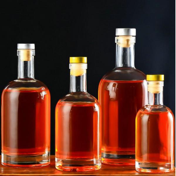FOB Empty Glass Bottle for Vodka Spirit Whisky Wine Capacity 250ml 500ml 700ml 750ml 1l