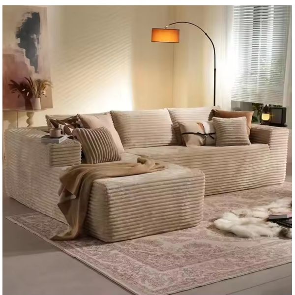 Customized Molding Fabric Compressed Sofa Recliner Set Spring Sponge Vacuum Couches for Living Room for Apartment or Mall