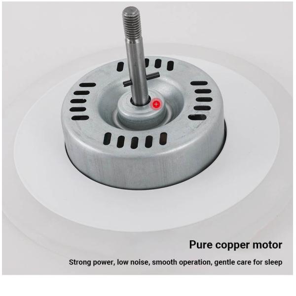 Blade Size LED Fan Ultra-Thin AC220V Fan Light for Bedroom Study and Children's Room