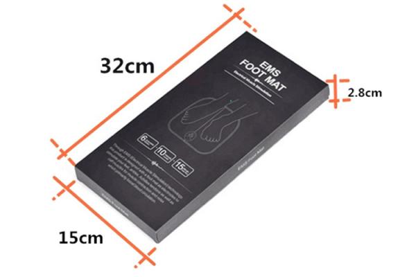 Hot Convenient pulse ems foot Electric TENS Unit Reflexology Foot Massage Mat wireless neck massager