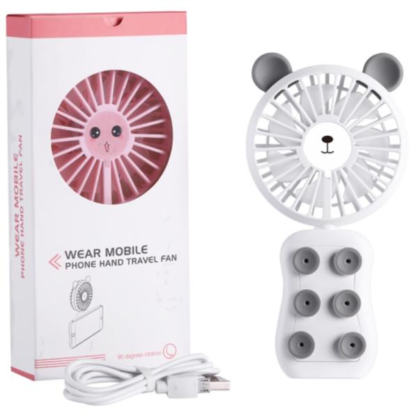 Night Lighting 800mAh Suction Electric Fan DC5V USB