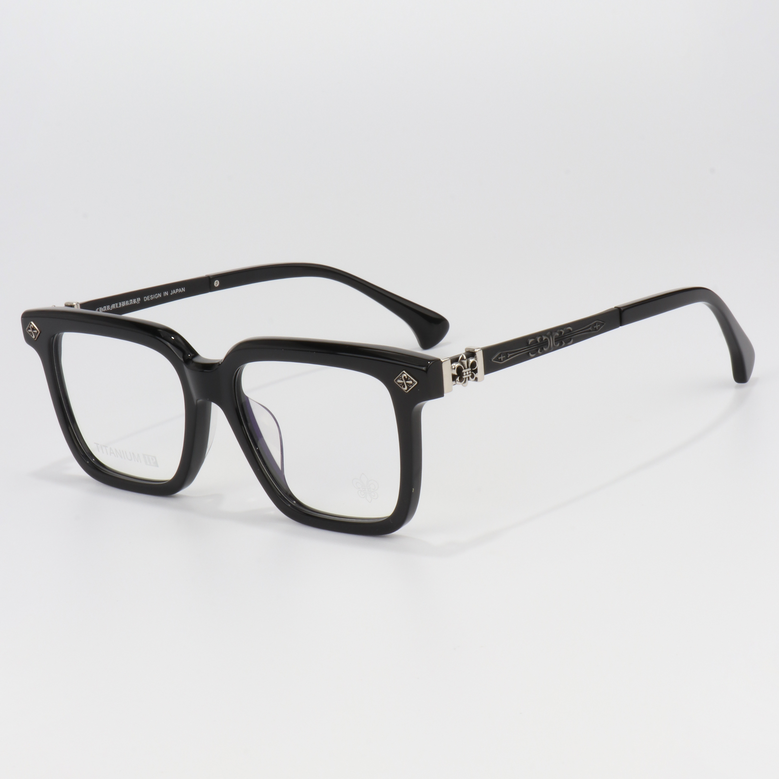 Y2k China Classic Style Spec Retro Transparent Grey Brown Optical Prescription Multifocal Luxury Brand Designer Glasses Frames