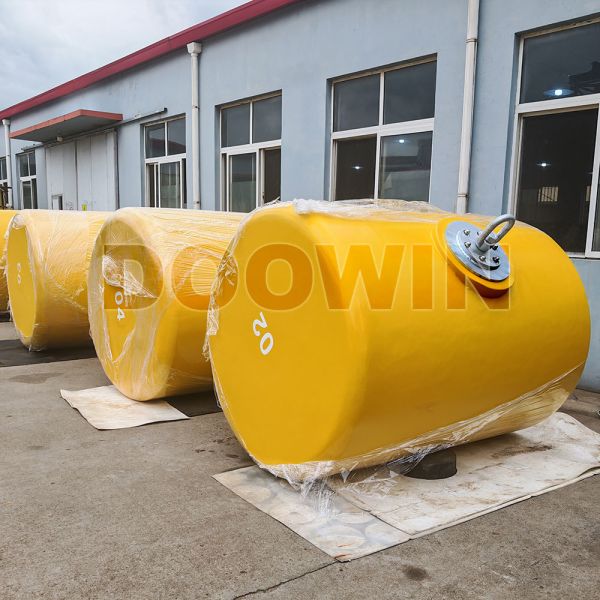 Boyas de amarre de barril personalizadas de PE flotantes con alta flotabilidad y resistencia a la corrosión
